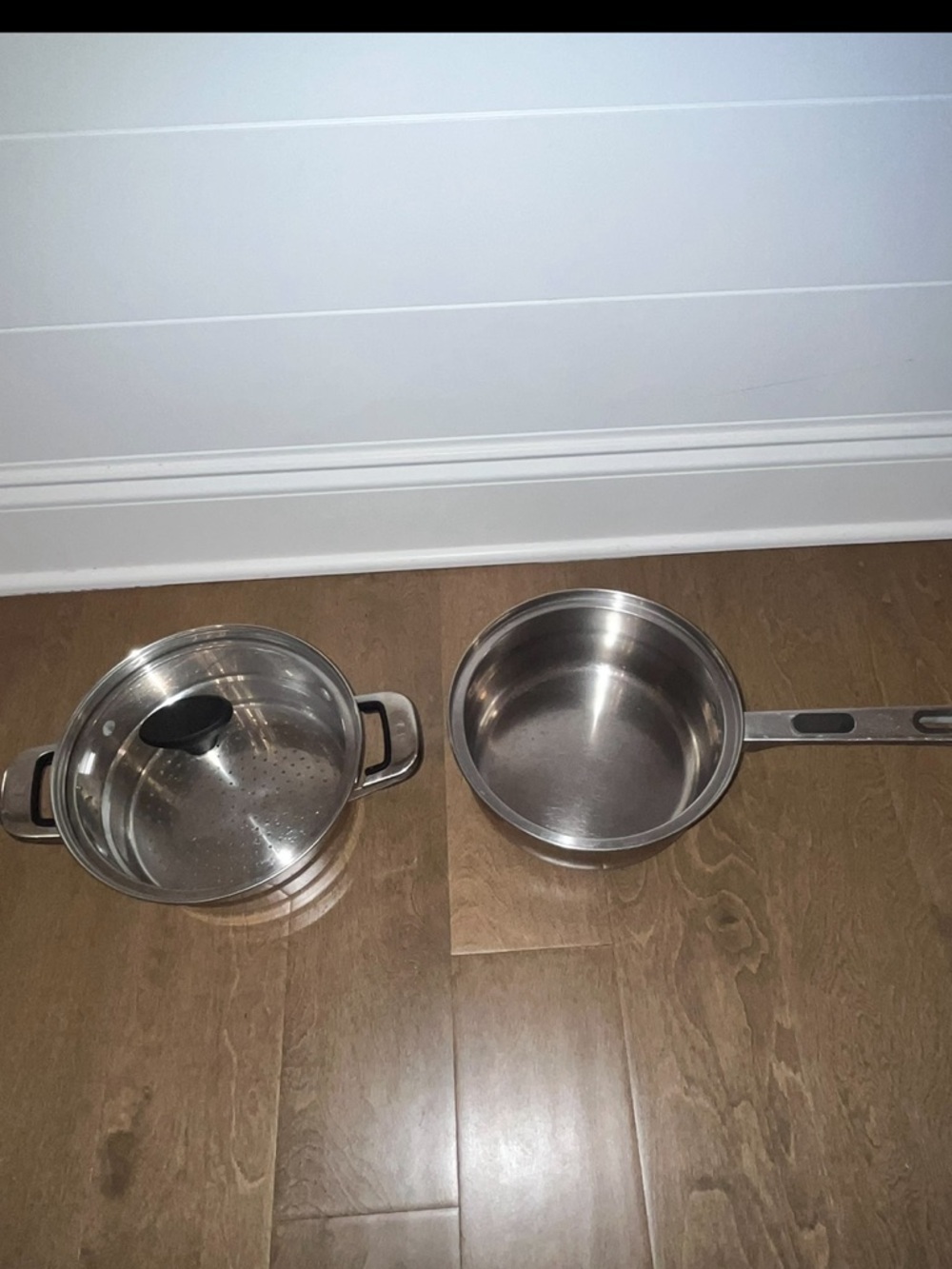 Oneida Cookware: 3 Quart (3) Piece Set Stain. Steel Steamer Pan - 3Qt Pan + Lid